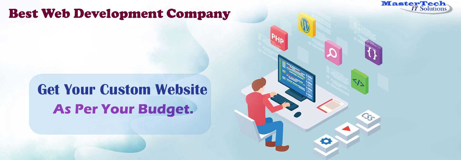 Professional web development services by MasterTech IT Solutions, showcasing responsive and user-friendly website design